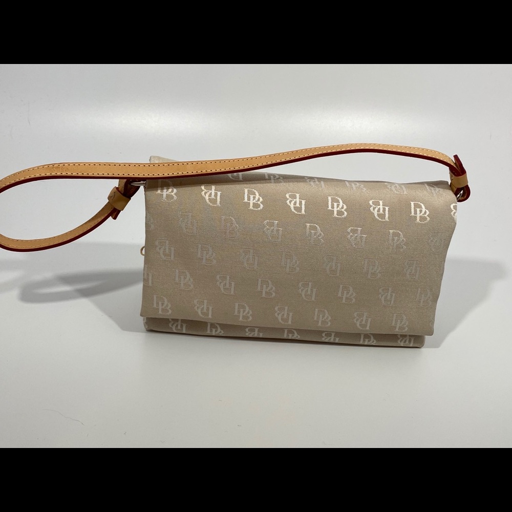 Dooney & Bourke Small Signature DB Fabric Handbag